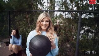 Blonde Loves Balling and Posing