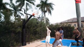 Blonde Loves Balling and Posing