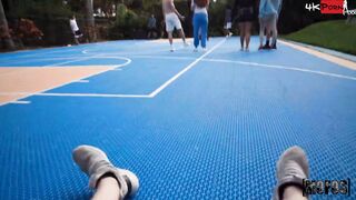 Blonde Loves Balling and Posing