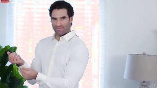 Ken Feels and Myra Moans are getting ready for date night. Once Myra has finished getting clothed, she approaches her bf and asks about their dinner. Ken tries to come on to Myra then and there, but she slides him off, telling him that they don't hav
