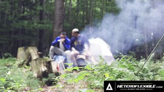 HETEROFLEXIBLE - Buds Skyy Knox & Tony D'Angelo Make Excuses To Jerk Off & Try Anal On Camping Trip
