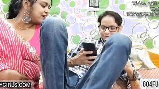 Indian mother and Step Son First Time Blowjob and sex in homemade
