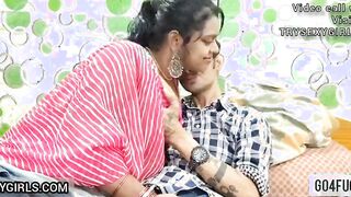 Indian mother and Step Son First Time Blowjob and sex in homemade