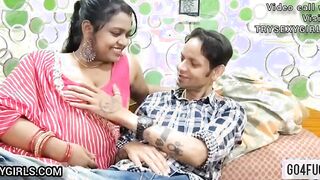 Indian mother and Step Son First Time Blowjob and sex in homemade