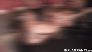 Blonde MILF gets nailed by 2 men