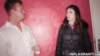 Skinny dark haired gets screwed
