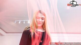 Home visit from blonde teens Lucy Heart