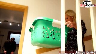 Sex inside the washroom with chubby cougar Gina Valentina