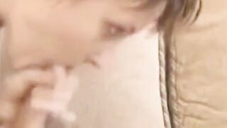 Britisk-norske Milf sin Blowjob Delight