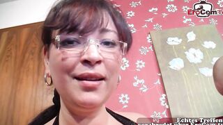 Older maid and fat mom inside a 3some