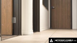 HETEROFLEXIBLE - Heterosexual Derek Kage Fucks Coworker Cristiano After Caught Jerking Off At His Break