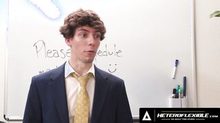 HETEROFLEXIBLE - Heterosexual Derek Kage Fucks Coworker Cristiano After Caught Jerking Off At His Break