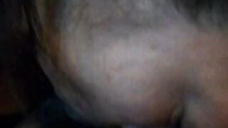 Hot Mexican MILF Gives a Blowjob