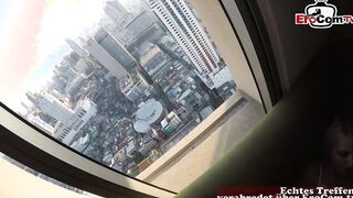 Blonde eighteen cheats on a sex date