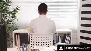 HETEROFLEXIBLE - Pervert Voyeur Zario Travezz & His Coworker Are Disciplined By Boss Dakota Payne