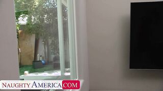 Big Boobed dark hair sexy Melissa Stratton needs the huge african dick that her hubby can't provide