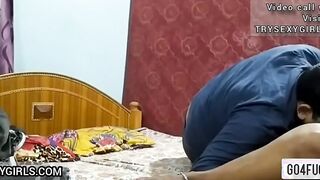 Married Hot Wife Aarti Riding Cock Hard in Pussy with Her Boyfriend at Home
