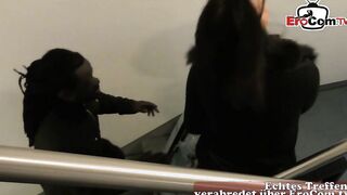 Nymphomaniac with glasses Dacada fucks african man