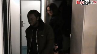 Nymphomaniac with glasses Dacada fucks african man