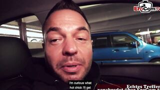 Outdoor sex date with a fat ebony-haired woman