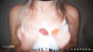 Tinder Date  Slut gives me Titfuck after