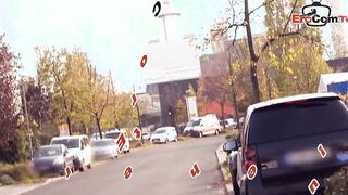 Nude blonde Claudia Swea seduces stranger