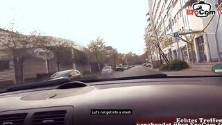 Nude blonde Claudia Swea seduces stranger