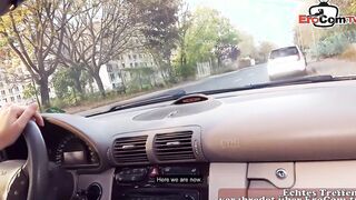 Nude blonde Claudia Swea seduces stranger