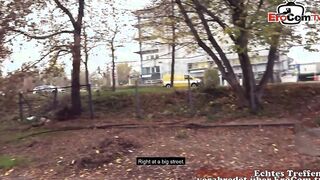 Nude blonde Claudia Swea seduces stranger