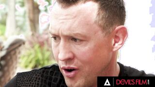 DEVILS VIDEO - Wild Bi Sexual 3Some With babe Double Penetration With The sexy Aliya Brynn
