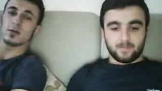 Big-Cock Turkish Daddies Masturbating on Cam