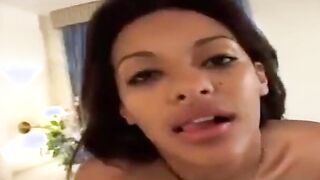 Gorgeous busty Indian babe takes cock