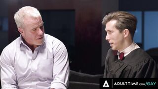 HETEROFLEXIBLE - Newly Graduated Twinkie Isaac Parker Seduces His sexy Silver Fox Professor Dale Savage