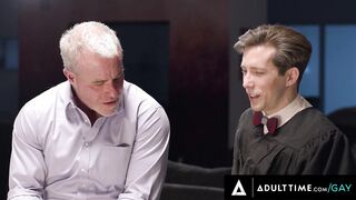 HETEROFLEXIBLE - Newly Graduated Twinkie Isaac Parker Seduces His sexy Silver Fox Professor Dale Savage