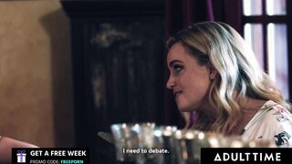 ADULT TIME - Seth Gamble And Charlie Forde Swap Step Daughters For INTENSE three-WAY! With Jane WIlde