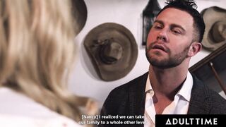 ADULT TIME - Seth Gamble And Charlie Forde Swap Step Daughters For INTENSE three-WAY! With Jane WIlde