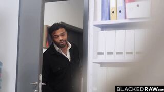 BLACKEDRAW Office Hotties Vanessa & Christy Devour New Dude