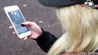 Sex meetings via internet app with trained woman