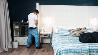 Stepmom hears weird sex noises coming from son room
