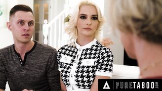 VIRGIN TABOO Humiliated Stepson Can't Jizzed His Ex-Wife Without Stepmommy Dee Williams' Help