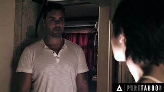INNOCENT TABOO Sleazy Stepdad Ejaculates Into His Step-Daughter's Pure Best Friend