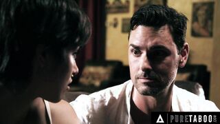 INNOCENT TABOO Sleazy Stepdad Ejaculates Into His Step-Daughter's Pure Best Friend