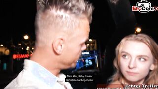Sweet exchange college girl meets man to screwed