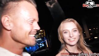 Sweet exchange college girl meets man to screwed