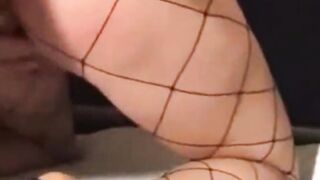 BDSM threesome with cum whore Meghan