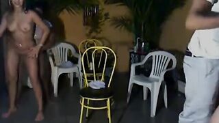 Feuchte und wilde Orgie aus Brasilien