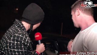 Street hooker picks up drivers for vehicle sex