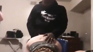 Big Black Cocks Dominate Slutty Snowbunny Orgy