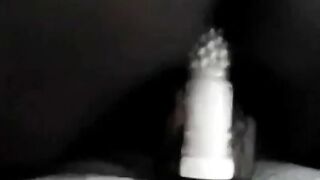 Black Girl Squirts Hard on Webcam with Sex Toy