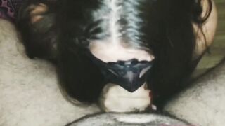 Big Cock Blowjob with a Brunette Latina MILF